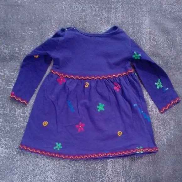 Vintage 90s Disney The Lion King Longsleeve Floral Dress - Picture 7 of 9